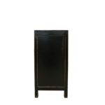Oriental Painted 4 Door Sideboard - Vintage Black - Image 3
