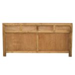 Oriental Painted 4 Door Sideboard - Vintage Black - Image 5