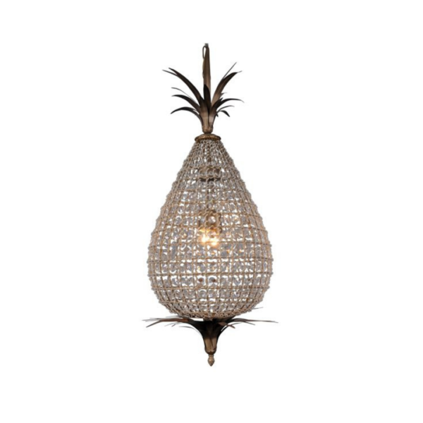 LARGE CRYSTAL PINEAPPLE CHANDELIER