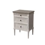 LAURETTE 3 DRAWER BEDSIDE TABLE