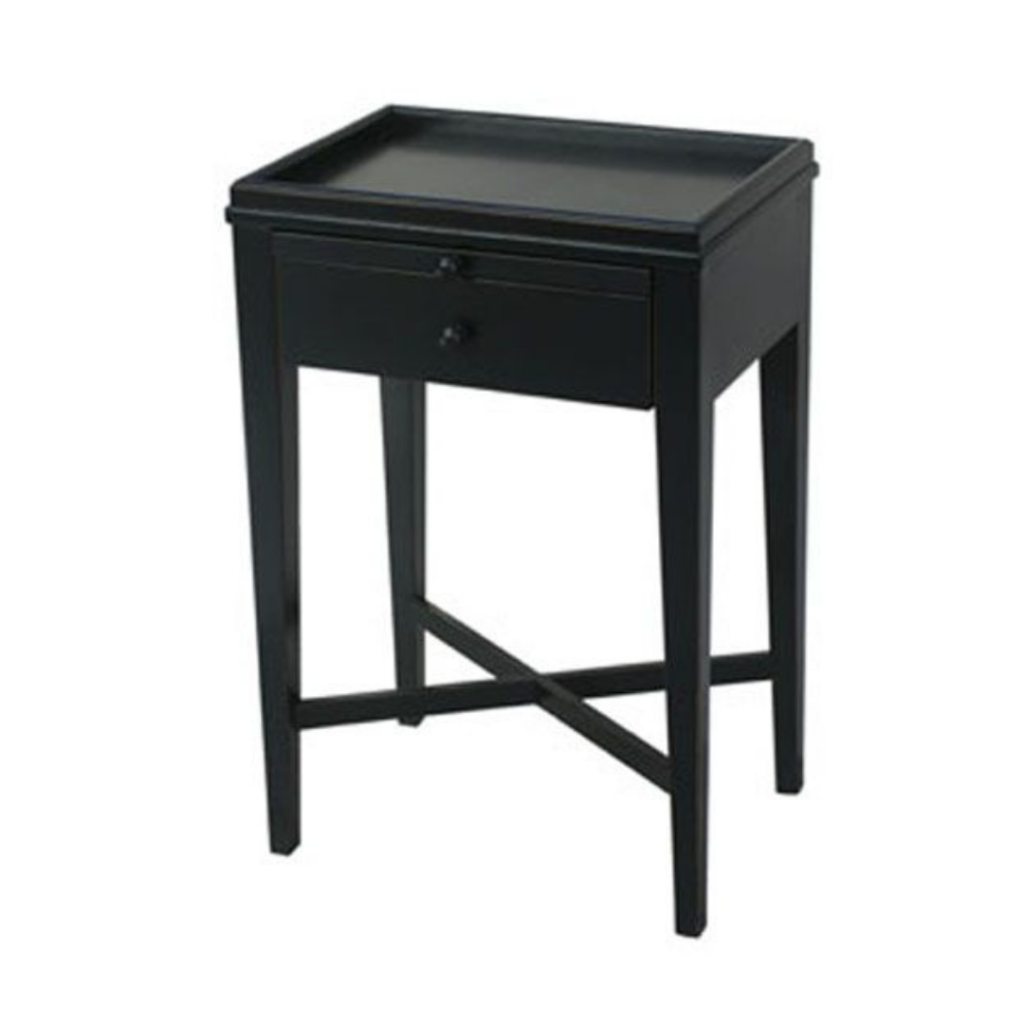 Saskia Bedside Table Black Palette Design