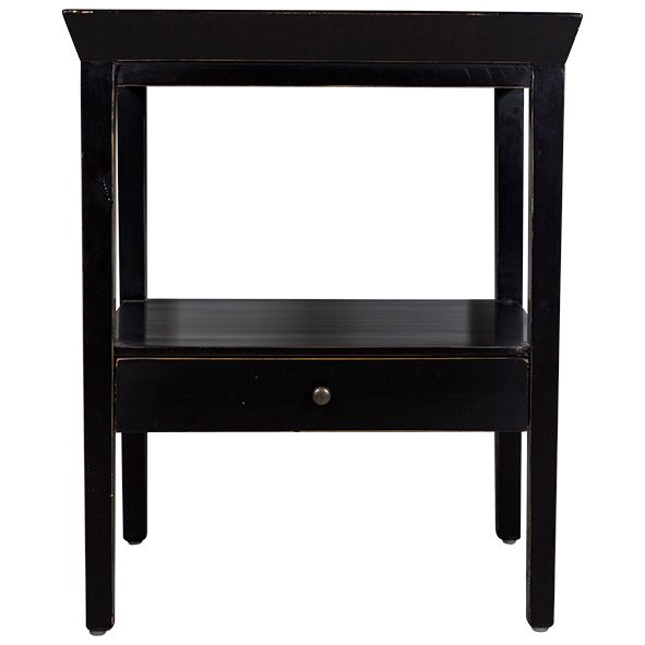 Santiago Bedside Table Black