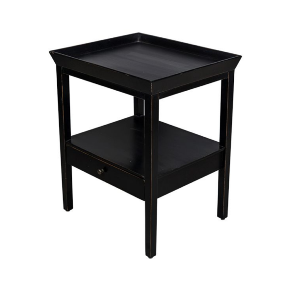 Santiago Bedside Table Black