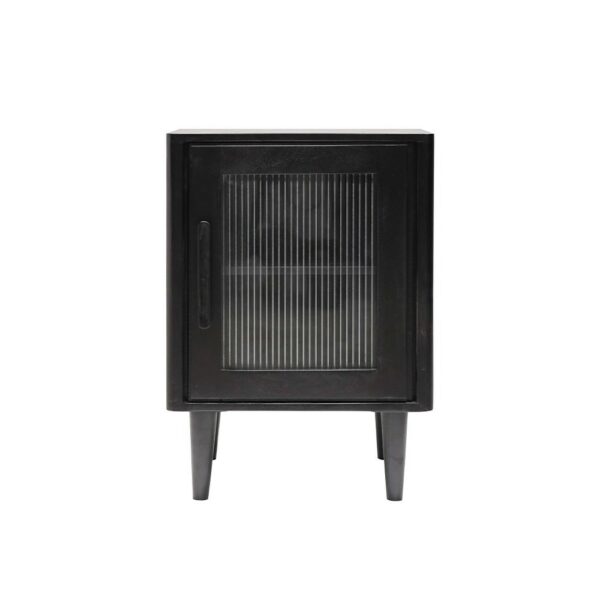 TATE REEDED GLASS BEDSIDE