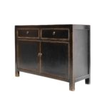 ORIENTAL PAINTED 2 DOOR SIDEBOARD