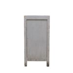 Oriental Painted 2 Door Sideboard - Grey - Image 4