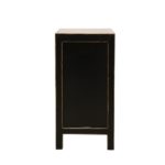 Oriental Painted Bedside - Vintage Black - Image 2