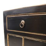 Oriental Painted Bedside - Vintage Black - Image 6