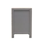 Oriental Painted Bedside - Vintage Grey - Image 3