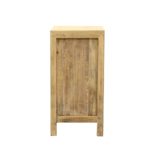 Oriental Bedside Table Natural Finish - Image 4