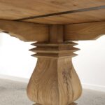 Mulhouse Round Elm Dining Table 120cm - Image 7