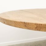 Mulhouse Round Elm Dining Table 120cm - Image 5