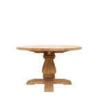 MULHOUSE ROUND ELM DINING TABLE - 120CM