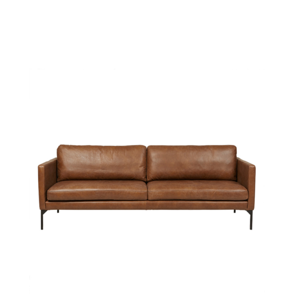 Tan Leather Sofa