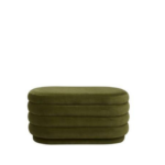 Kennedy Ribbed Oval Ottoman