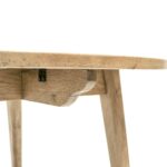 Vaasa Round Oak Dining Table 120cm - Image 3