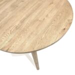 Vaasa Round Oak Dining Table 120cm - Image 2