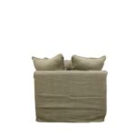 Lotus Slipcover Armchair Khaki - Image 7