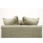 Lotus Slipcover Armchair Khaki - Image 2