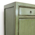 Oriental Painted 4 Door Sideboard - Green - Image 2