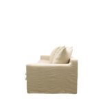 Keely Slipcover Sofa 2 Seater - Oatmeal - Image 3