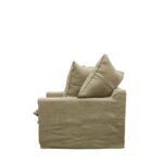 Keely Slipcover Armchair Khaki - Image 5
