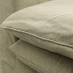 Keely 3 Seater Slipcover Sofa - Khaki - Image 6