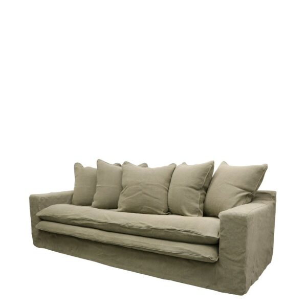 KEELY SLIPCOVER SOFA KHAKI