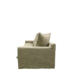 Keely 3 Seater Slipcover Sofa - Khaki - Image 3