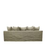 Keely 3 Seater Slipcover Sofa - Khaki - Image 4