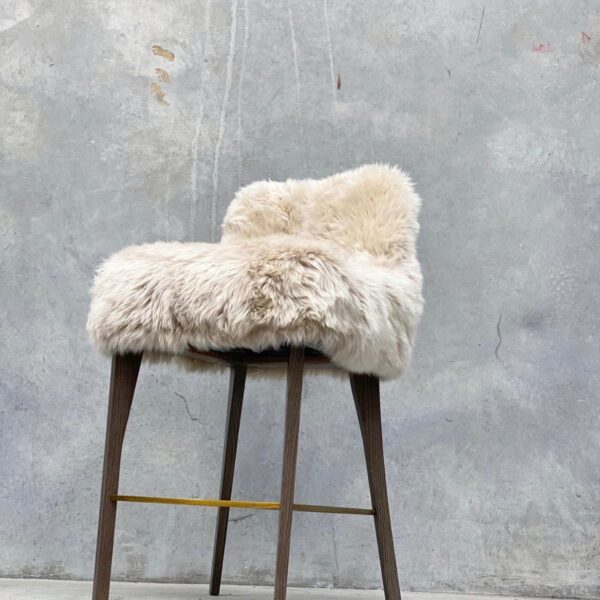 Sheepskin Barstool