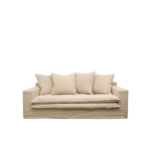 Keely Slipcover Sofa 2 Seater - Oatmeal