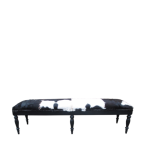 PETER-Goat-Skin-Stool-Brown-White-Skin