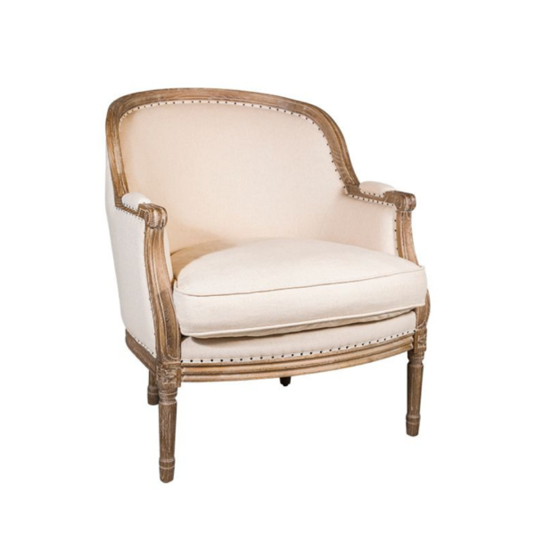 OCCASIONAL LINEN CHAIR