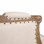 Beckett Studded Linen Chair - Image 5