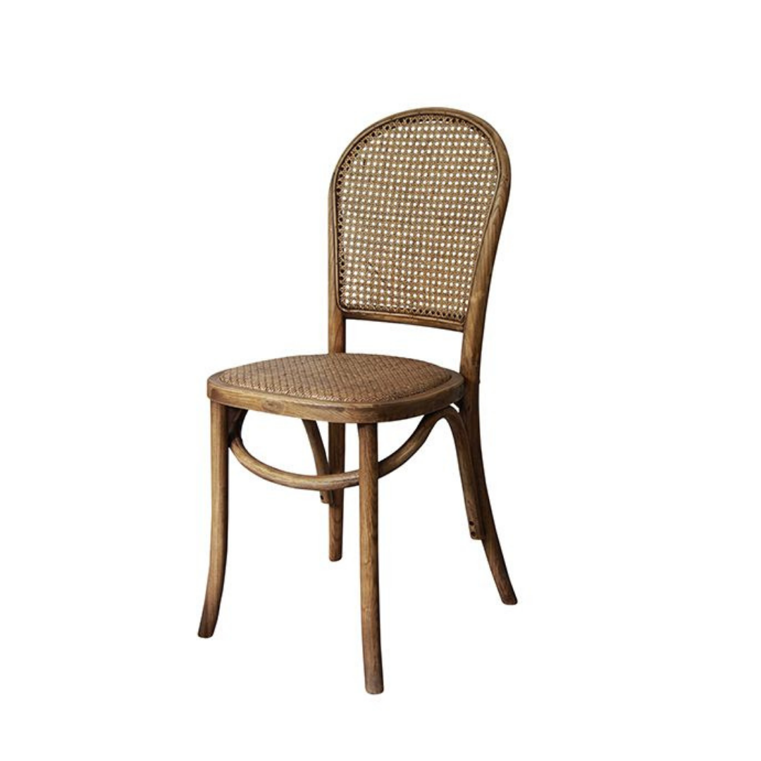 NATURAL RATTAN DINING CHAIR