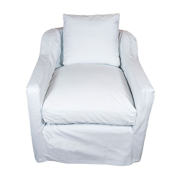 DUME CHAIR WHITE COTTON