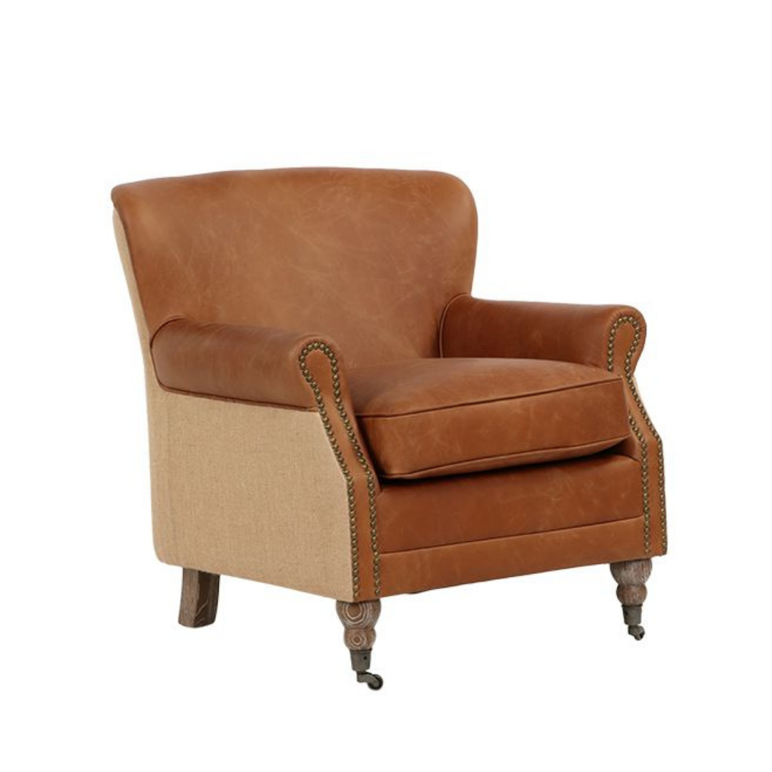 PIERRE LEATHER CHAIR