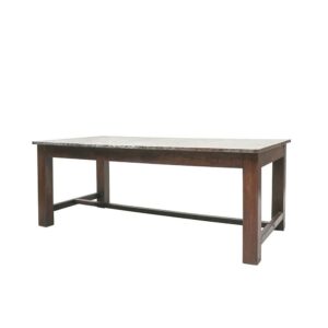 LIVERPOOL ZINC TOP DINING TABLE
