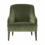 Lupita Olive Velvet Chair - Image 2