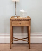 Saskia Bedside Table Natural Brown - Image 7