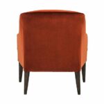 Lupita Rust Velvet Chair - Image 4