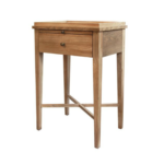 Saskia Bedside Table Natural Brown