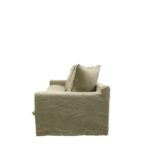 Keely Slipcover Sofa 2 Seater - Khaki - Image 3