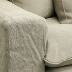 Keely Slipcover Sofa 2 Seater - Khaki - Image 6
