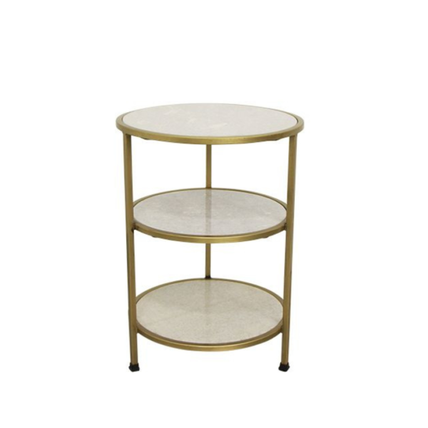 MARCO 3 TIER ROUND SIDE TABLE