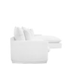 Lotus Slipcover 2.5 Seat Modular - White - Image 3