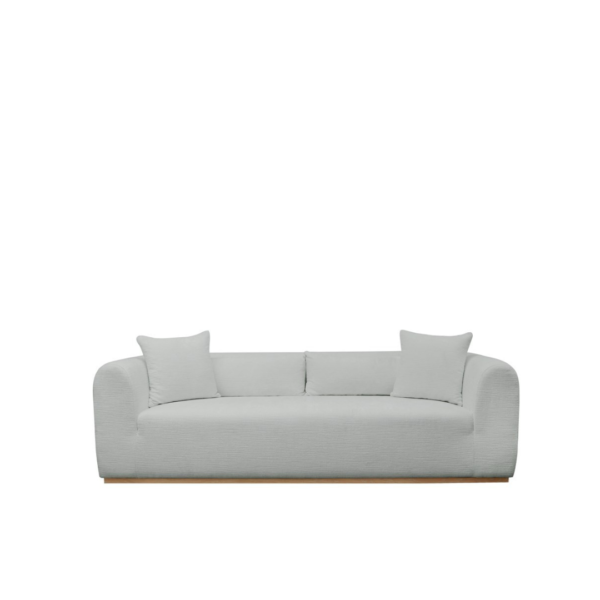 MELROSE 3 SEATER SOFA - BALTIC CEMENT