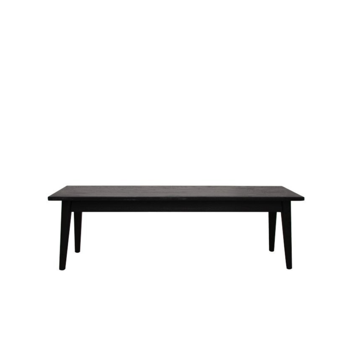 VAASA OAK BENCH MATTE BLACK - 150CM