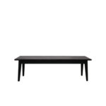 VAASA OAK BENCH MATTE BLACK - 150CM